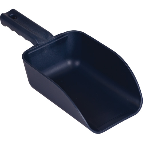 Metal Detectable Hand Scoop, Plastic, Blue, 32 oz. Cantin et fils
