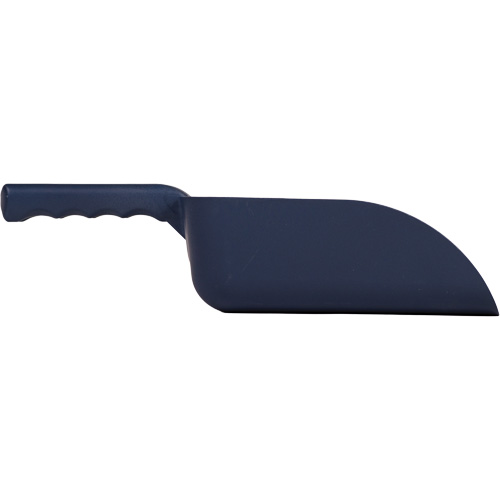 Metal Detectable Hand Scoop, Plastic, Blue, 32 oz. Cantin et fils