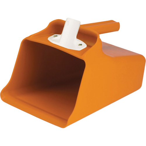 Grande pelle &agrave; main &agrave; puiser, Plastique, Orange, 128 oz. Cantin et fils