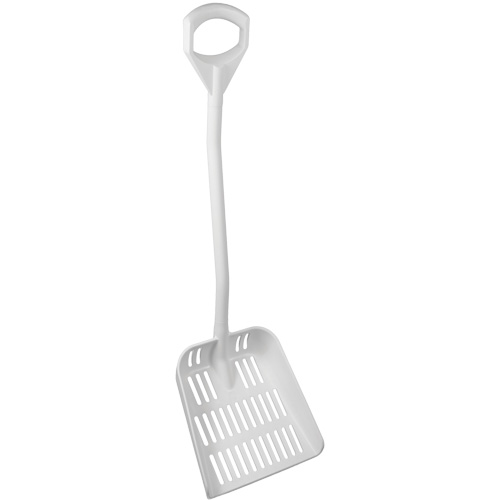 Pelle ergonomique ajour&eacute;e, Longueur de 45", Plastique, Blanc Cantin et fils