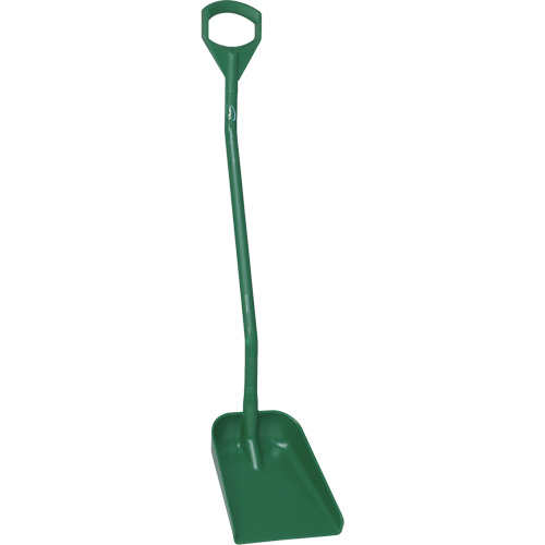 Pelle ergonomique &agrave; lame r&eacute;duite, Longueur de 50", Plastique, Vert Cantin et fils