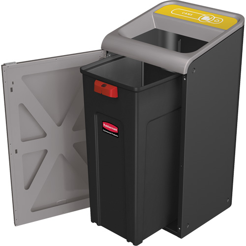 Conteneur pour d&eacute;chets de papier Configure, Vrac/Bord de rue/De bureau, Acier, 45 gal. US Cantin et fils