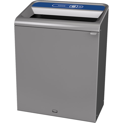 Conteneur pour d&eacute;chets de papier Configure, Vrac/Bord de rue/De bureau, Acier, 45 gal. US Cantin et fils