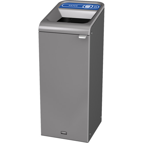 Conteneur pour d&eacute;chets de papier Configure, Vrac/Bord de rue/De bureau, Acier, 15 gal. US Cantin et fils