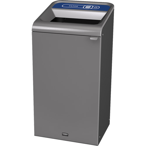 Configure Paper Waste Container, Bulk/Curbside/Deskside, Steel, 23 US gal. Cantin et fils
