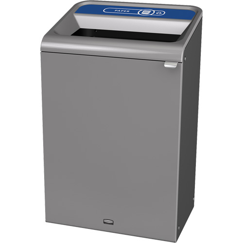 Configure Paper Waste Container, Bulk/Curbside/Deskside, Steel, 33 US gal. Cantin et fils