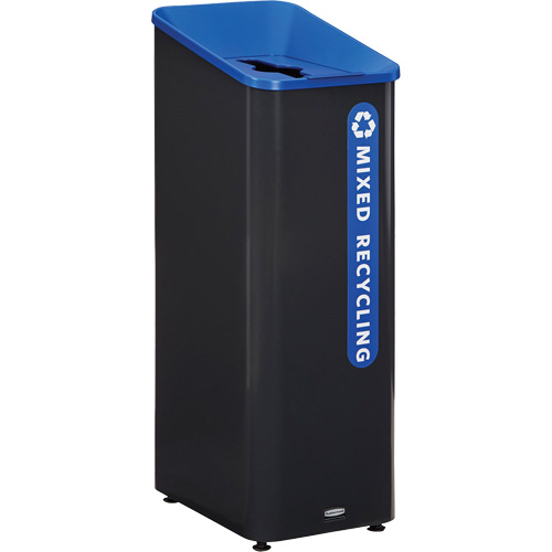 Sustain Mixed Recycling Container, Bulk, Plastic, 15 US gal. Cantin et fils