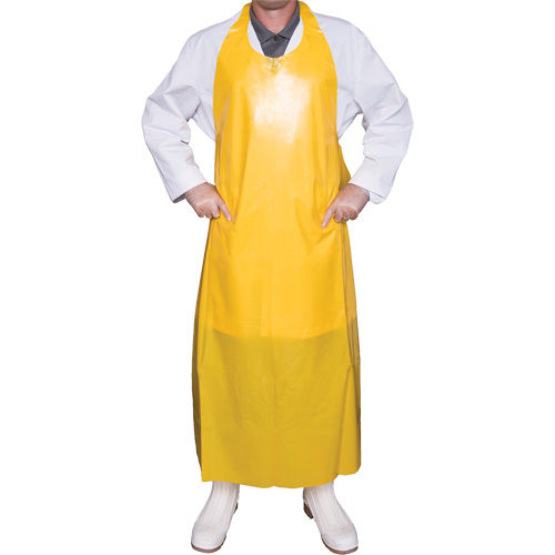 Tablier Top Dog de 6 mil, Polyur&eacute;thane, 45" lo x Jaune Cantin et fils