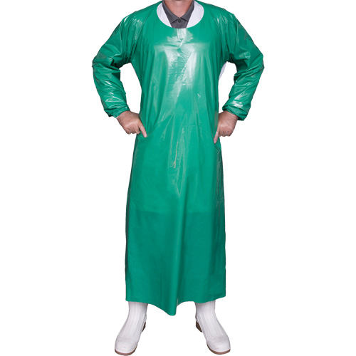Blouse Top Dog de 6 mil, Grand, Vert, Polyur&eacute;thane Cantin et fils