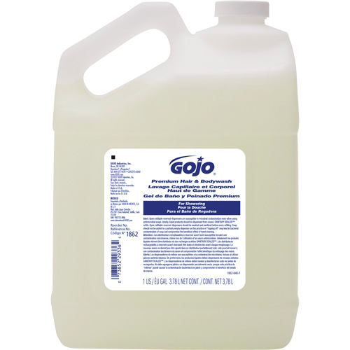 Nettoyant pour les cheveux et le corps de qualit&eacute; sup&eacute;rieure, 3,78 L, Chute d'eau, Cruche Cantin et fils