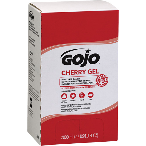 Nettoyant &agrave; mains pour distributeur Pro TDX, Gel/Pierre ponce, 2000 ml, Recharge, Cerise Cantin et fils