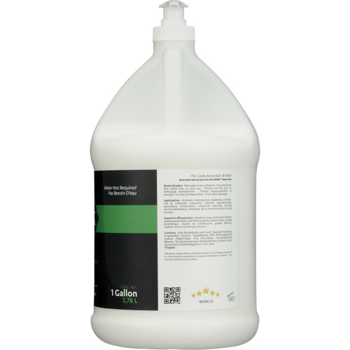 Savon pour les mains sans eau Power Clean, Liquide, 3,78 L, Sans parfum Cantin et fils