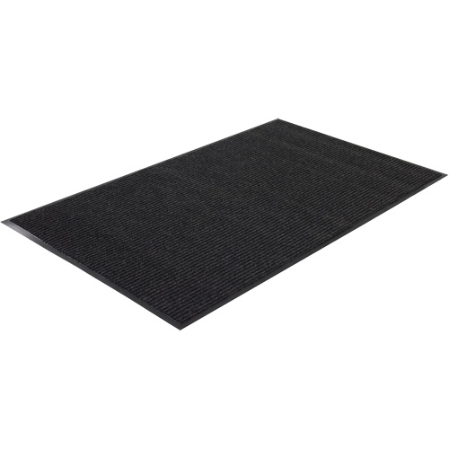Twin Rib Matting, Wiper/Scraper, 3' x 5' x 1/4", Charcoal Cantin et fils