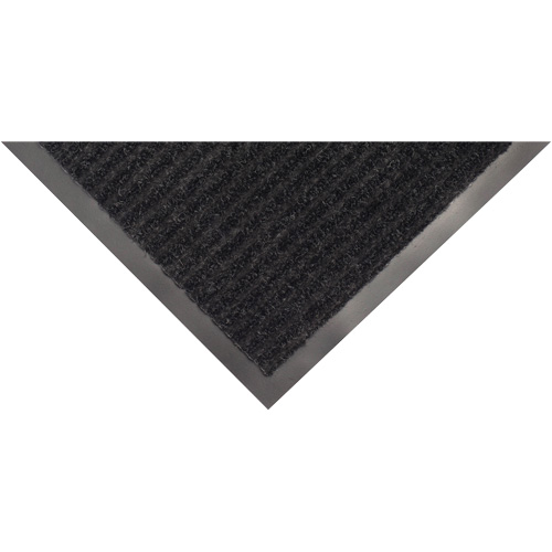 Twin Rib Matting, Wiper/Scraper, 3' x 5' x 1/4", Charcoal Cantin et fils