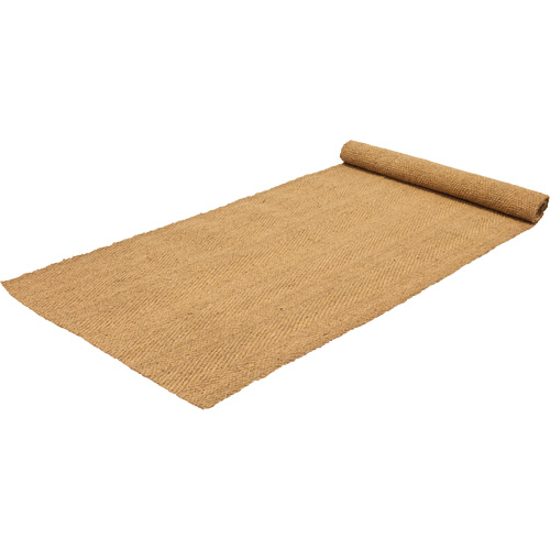 Indoor/Outdoor Coir Matting, Natural Fibre, Wiper/Scraper Type, Woven Pattern, 3-3/4' x 150', Natural Cantin et fils