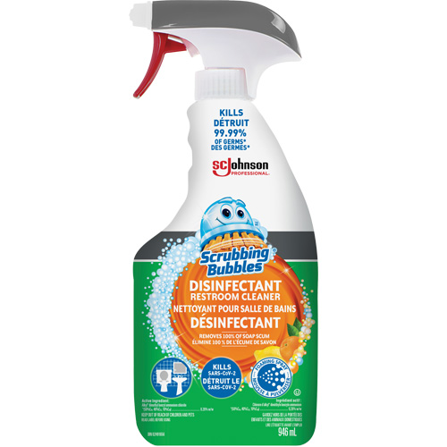 Nettoyant d&eacute;sinfectant pour toilette Scrubbing Bubbles, 32 oz, Bouteille &agrave; g&acirc;chette Cantin et fils
