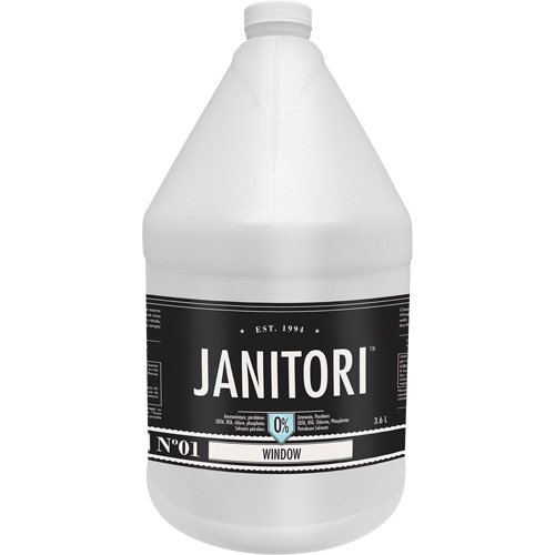 Nettoyant &agrave; fen&ecirc;tre Janitori 01, 4 L, Cruche Cantin et fils