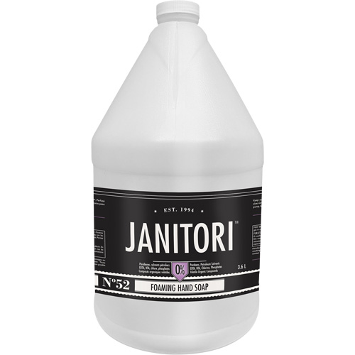 Savon &agrave; main Janitori 52, Mousse, 4 L, Parfum&eacute; Cantin et fils