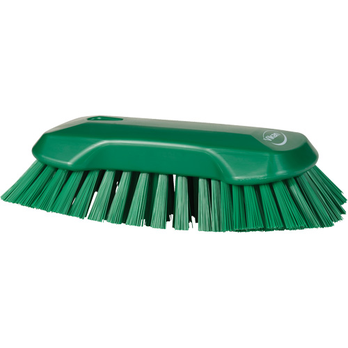 Brosse &agrave; main, Soies Tr&egrave;s ferme, Longueur de 9-1/10", Vert Cantin et fils