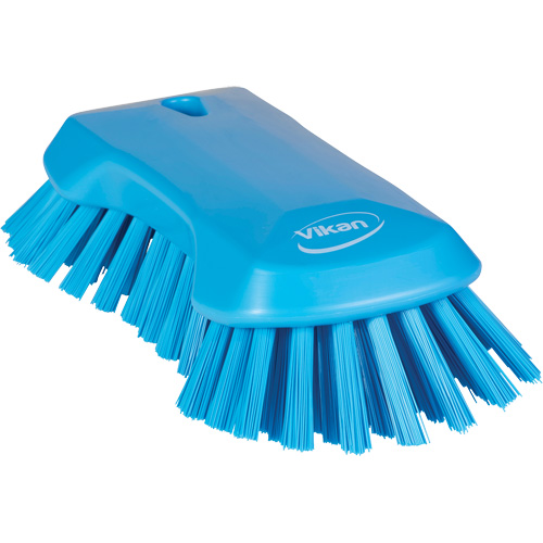 Brosse &agrave; main, Soies Tr&egrave;s ferme, Longueur de 9-1/10", Bleu Cantin et fils