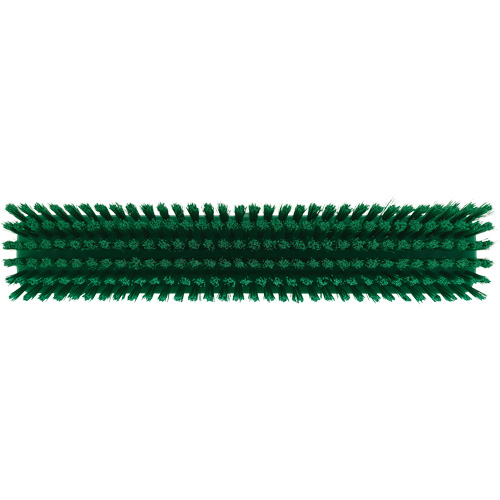 Push Broom Head, Fine/Stiff Bristles, 16-1/2", Polyester/Polypropylene, Green Cantin et fils