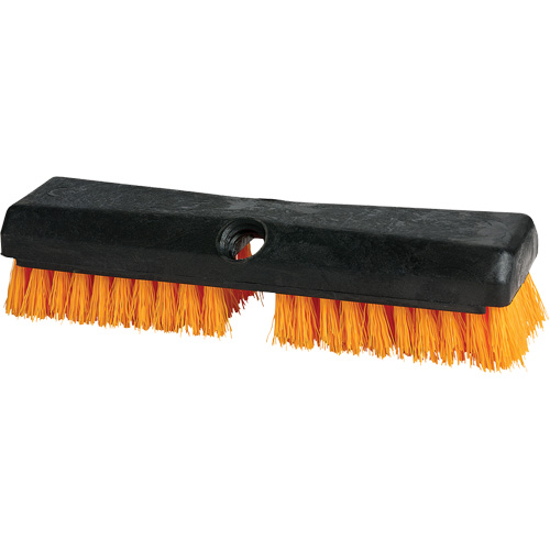 Brosse de nettoyage, 10" l, Soies Polypropyl&egrave;ne, Noir/Rouge Cantin et fils