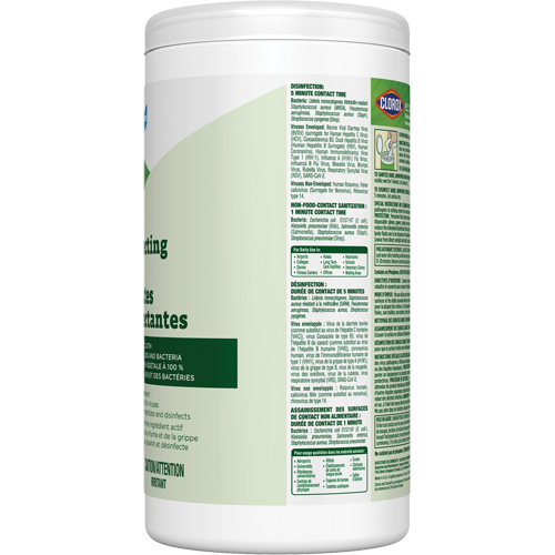 EcoClean Disinfecting Wipes, 75 Count Cantin et fils