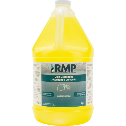 Impact Lemon Dish Detergent, Liquid, 4 L, Lemon Cantin et fils