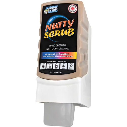 Nettoyant &agrave; mains avec exfoliant en coquille de noyer Nutty Scrub, Pierre ponce, 2000 ml, Cartouche en plastique, Sans parfum Cantin et fils