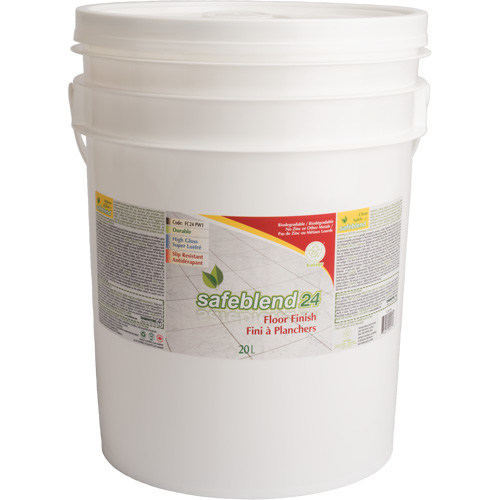 24 Floor Finish, 20 L, Pail Cantin et fils