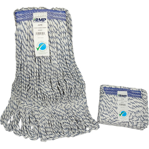 T&ecirc;te de vadrouille ray&eacute;e, Finition de plancher, Synth&eacute;tique, Style Boucle Cantin et fils