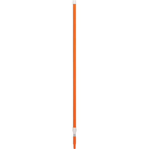 Handle, Broom/Brush/Dust Mop/Pad Holder/Scraper/Squeegee/Wet Mop, Orange, Telescopic, 62" - 109-2/5" L Cantin et fils