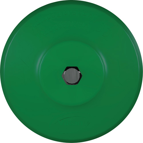 Brosse ronde HyDrive pour perceuse, Soies Tr&egrave;s ferme, Longueur de 3-1/10", Vert Cantin et fils