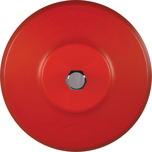 Brosse ronde HyDrive pour perceuse, Soies Tr&egrave;s ferme, Longueur de 3-1/10", Rouge Cantin et fils