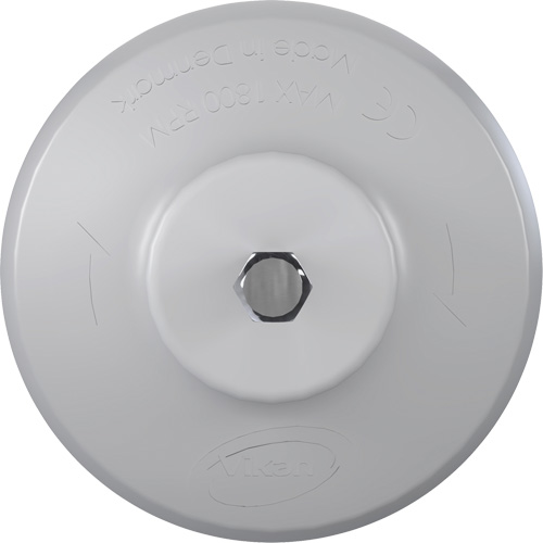 Brosse ronde HyDrive pour perceuse, Soies Tr&egrave;s ferme, Longueur de 3-1/10", Blanc Cantin et fils