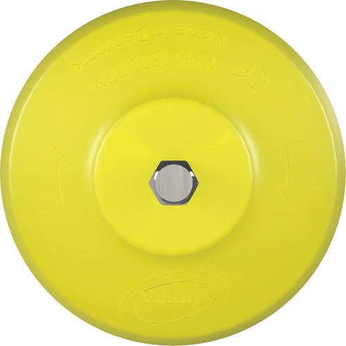 Brosse ronde HyDrive pour perceuse, Soies Tr&egrave;s ferme, Longueur de 3-1/10", Jaune Cantin et fils