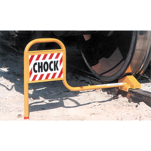 Cales pour wagons ferroviaires, Rail expos&eacute; Cantin et fils