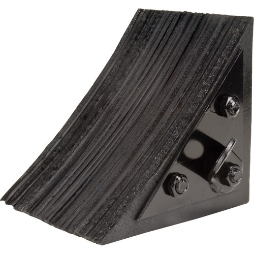Wheel Chock, 8" x 8" x 8", Black Cantin et fils