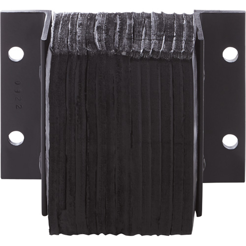 Laminated Dock Bumpers, Horizontal, Rubber, 12" W x 4" D x 10" H Cantin et fils
