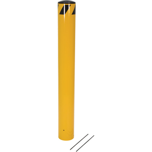 Bornes &agrave; couler, Acier, 48-1/2" h x 5-9/16" la, Jaune Cantin et fils