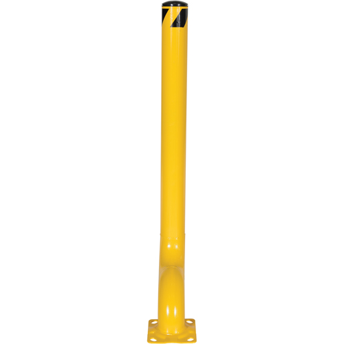 Borne d&eacute;sax&eacute;e, Acier, 54" h x 4-1/2" la, Jaune Cantin et fils