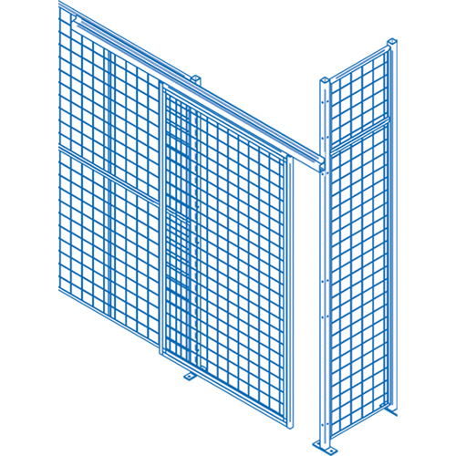 Composantes pour partitions & cloisons grillag&eacute;es - Quincaillerie Cantin et fils
