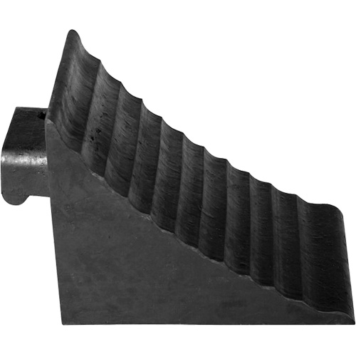 Cale de roue, 9-3/4" x 7-1/4" x 7-3/4", Noir Cantin et fils