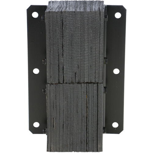 Butoir de quai lamell&eacute;, Vertical, Caoutchouc, 13-1/4" la x 4-1/2" p x 20" h Cantin et fils