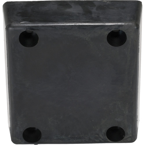 Molded Dock Bumper, Reinforced Rubber, 12" W x 4" D x 13" H Cantin et fils