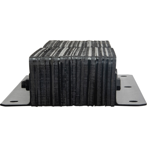 Butoirs de quai lamell&eacute;s, Vertical, Caoutchouc, 11" la x 4" p x 24" h Cantin et fils