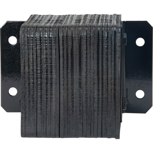 Laminated Dock Bumpers, Horizontal, Rubber, 12" W x 6" D x 10" H Cantin et fils