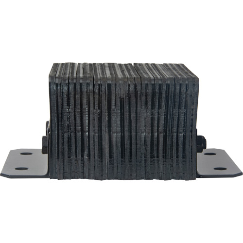 Laminated Dock Bumpers, Horizontal, Rubber, 12" W x 6" D x 10" H Cantin et fils