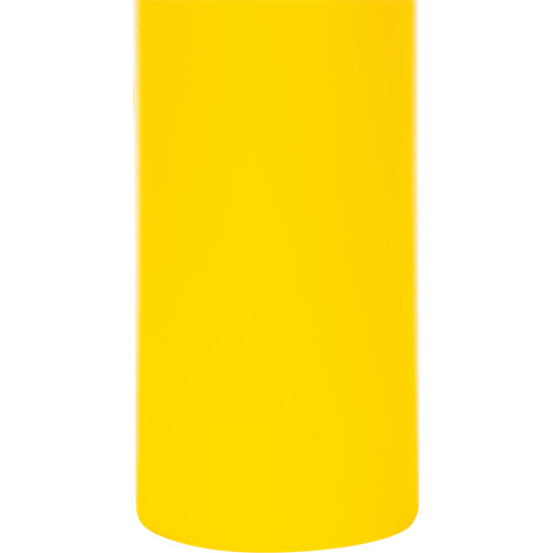 Polyethylene Bollard Cover, 4-1/2" Dia. x 64" L, Red/Yellow Cantin et fils