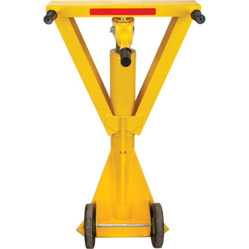 100,000 lbs. Static Capacity Ratchet Beam Trailer Jack, 20 tons Lift Capacity Cantin et fils